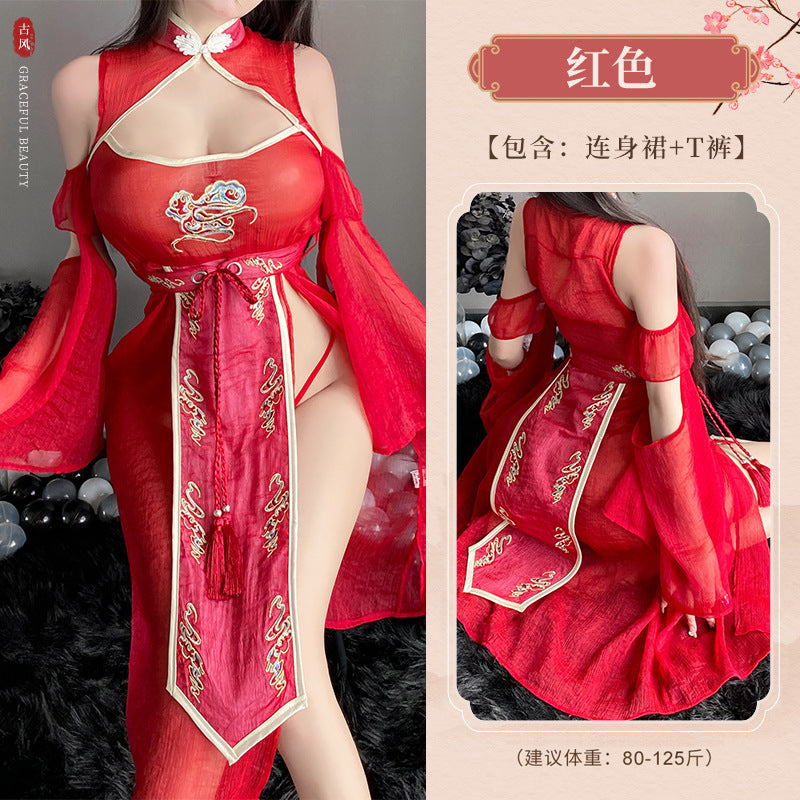 BT2610-性感內衣女性感女睡衣古風角色扮演漢服誘惑旗袍制服裝