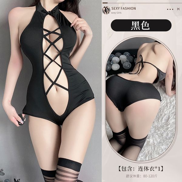 BT9092-性感內衣女死庫水制服誘惑綁帶緊身衣開檔免脫床上誘惑
