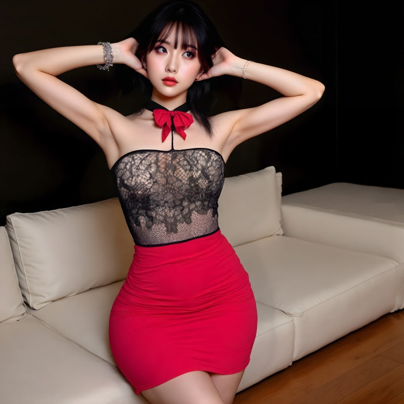【A-6007】性感情趣內衣秘書制服性感包臀角色扮演激情誘惑大碼女睡衣睡裙