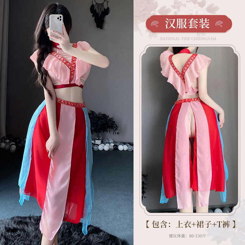 BT2607-性感內衣情趣內衣性感古風漢服女睡衣誘惑異域風激情套裝睡裙