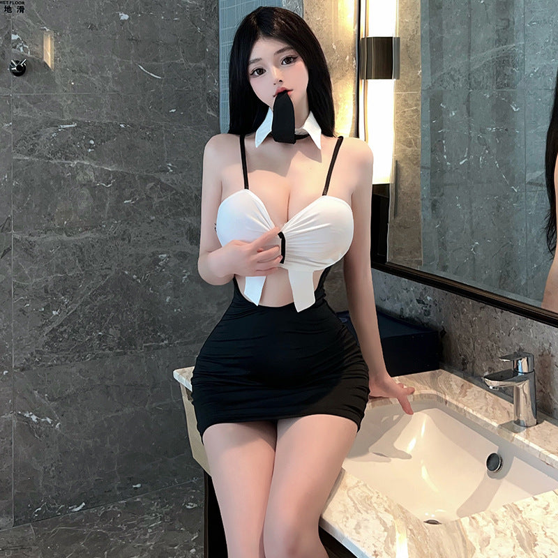 BT2843-性感內衣情趣內衣女性感角色扮演秘書制服免脫包臀誘惑激情女睡衣套裝