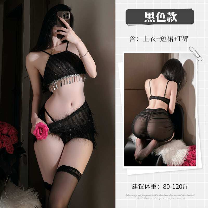 BS2919-性感內衣情趣內衣誘惑夜店包臀裙火辣女睡衣性感制服激情套裝女睡衣睡裙