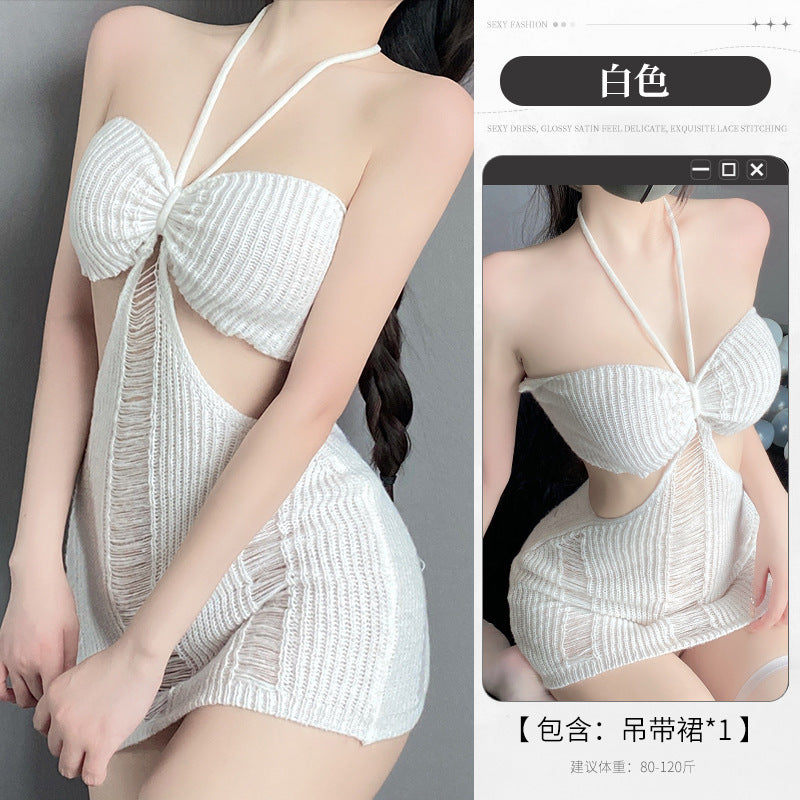 BS2937-性感內衣情趣內衣女性感睡衣激情套裝秋冬火服毛衣免脫誘惑女睡裙