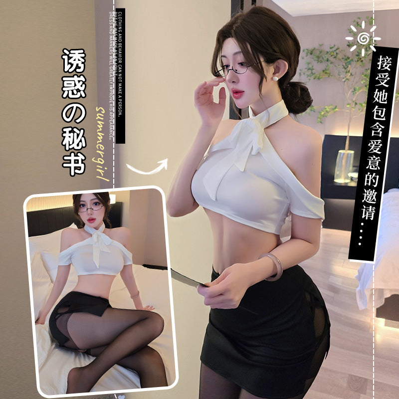 【A-1967】情趣內衣性感秘書包臀裙純欲免脫辦公室激情制服誘惑女睡衣睡裙