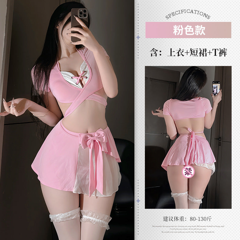 BT2929-性感內衣情趣內衣女僕制服誘惑床上純欲約會戰袍女睡衣睡裙