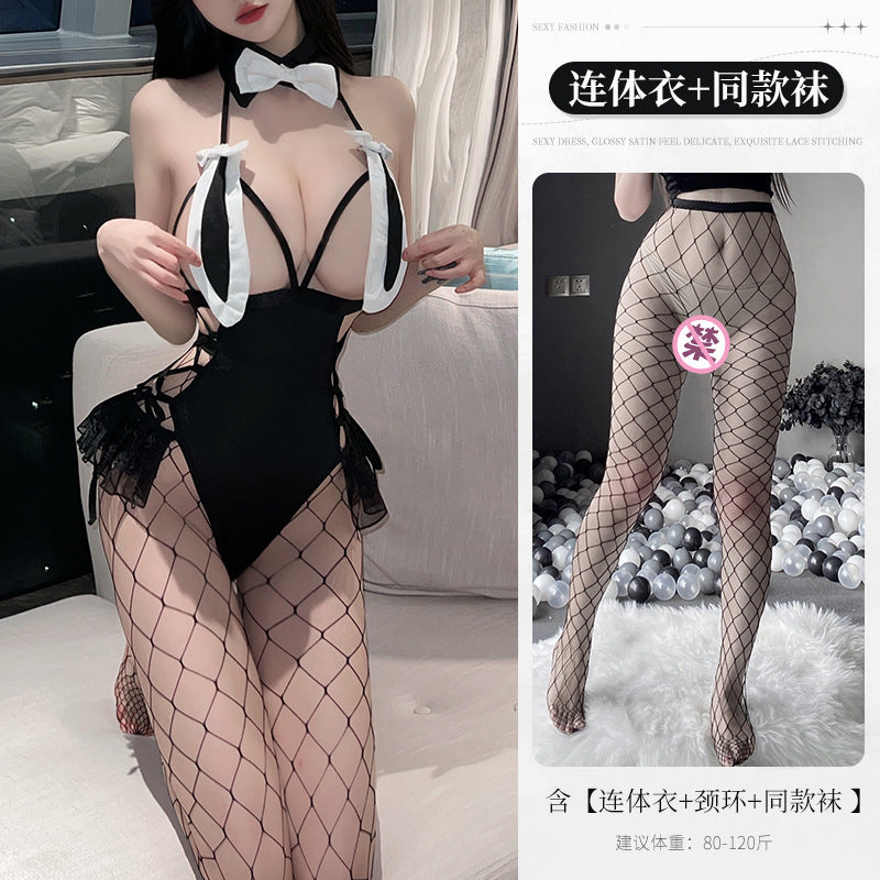 BT8309-性感內衣情趣內衣女角色扮演兔女郎制服誘惑綁帶連體衣套裝睡裙女睡衣