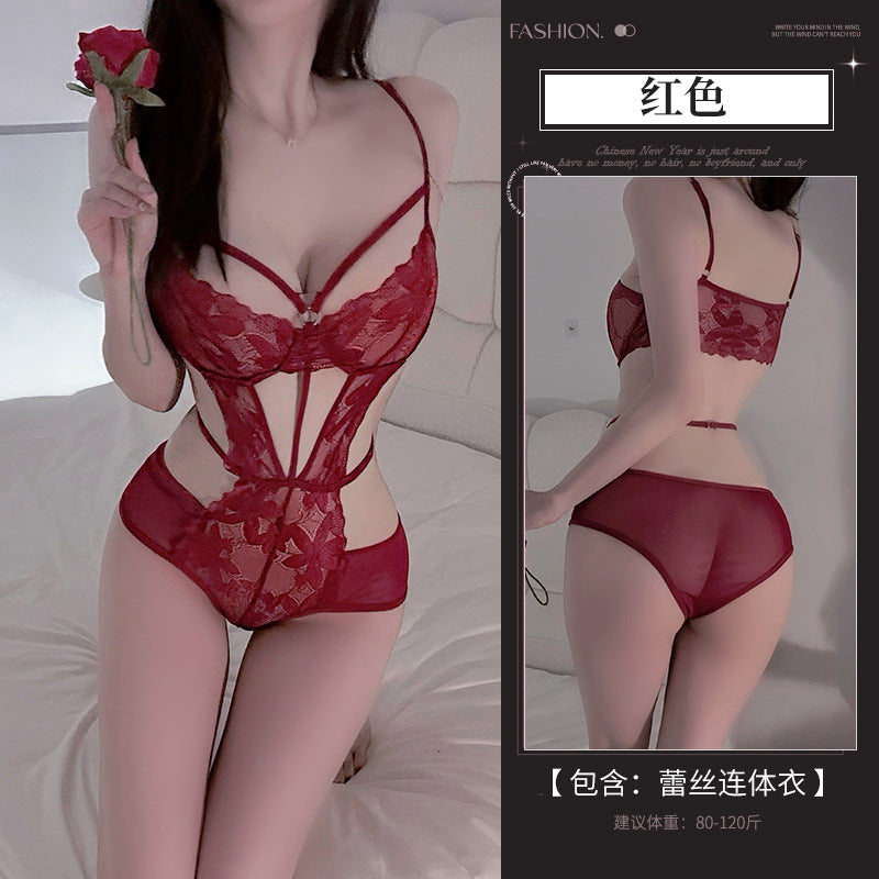 BS8568-情趣内衣性感內衣纯欲性感御姐诱惑蕾丝内衣透视连体衣女睡衣睡裙