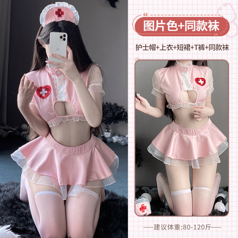 BT1617-性感內衣情趣內衣角色扮演護士誘惑女睡衣制服床上火辣激情裝