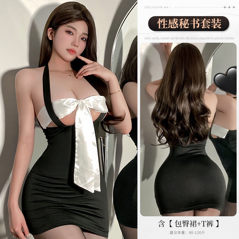BT8323-性感內衣情趣內衣秘書制服角色扮演包臀戰袍激情套裝女睡裙女睡衣
