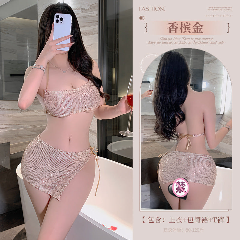 BT8417-性感內衣情趣內衣誘惑夜店禦姐包臀裙火辣睡衣性感制服套裝女睡衣睡裙