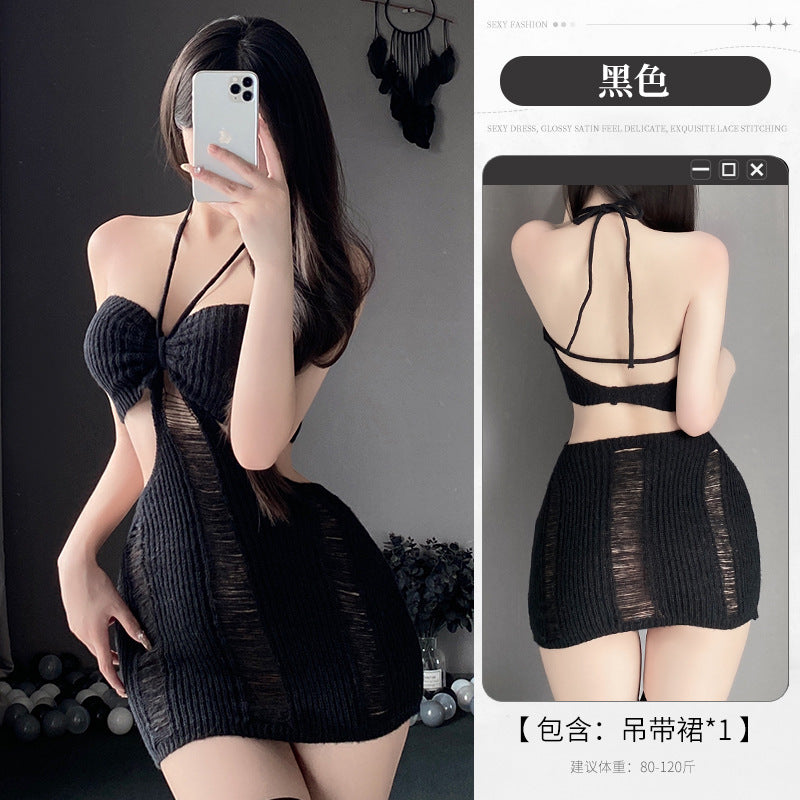 BS2937-性感內衣情趣內衣女性感睡衣激情套裝秋冬火服毛衣免脫誘惑女睡裙