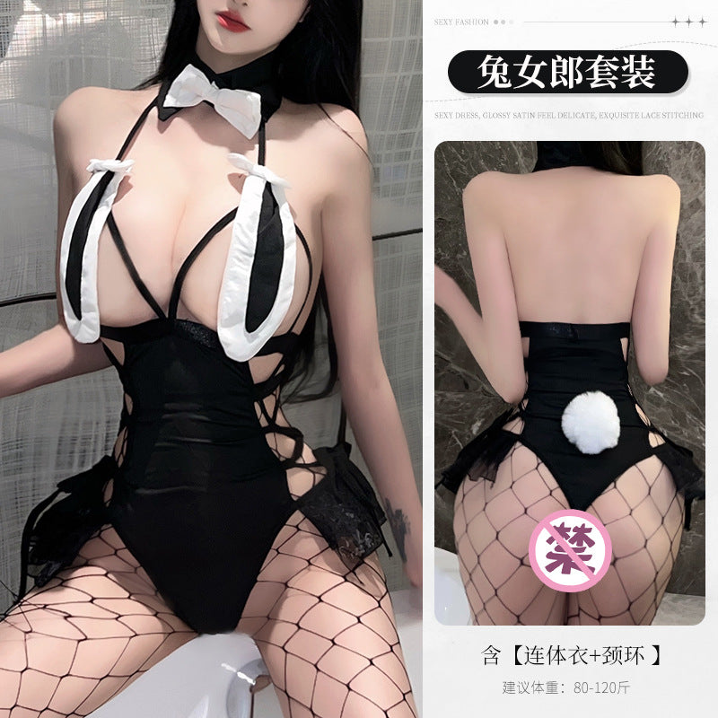 BT8309-性感內衣情趣內衣女角色扮演兔女郎制服誘惑綁帶連體衣套裝睡裙女睡衣