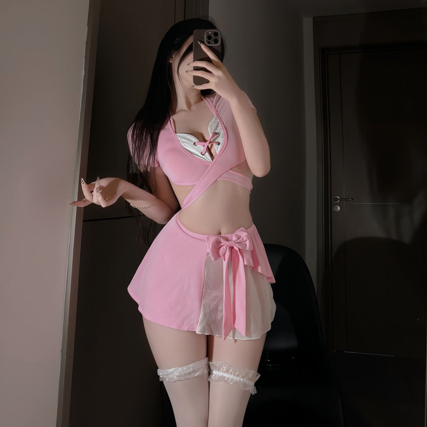 BT2929-性感內衣情趣內衣女僕制服誘惑床上純欲約會戰袍女睡衣睡裙
