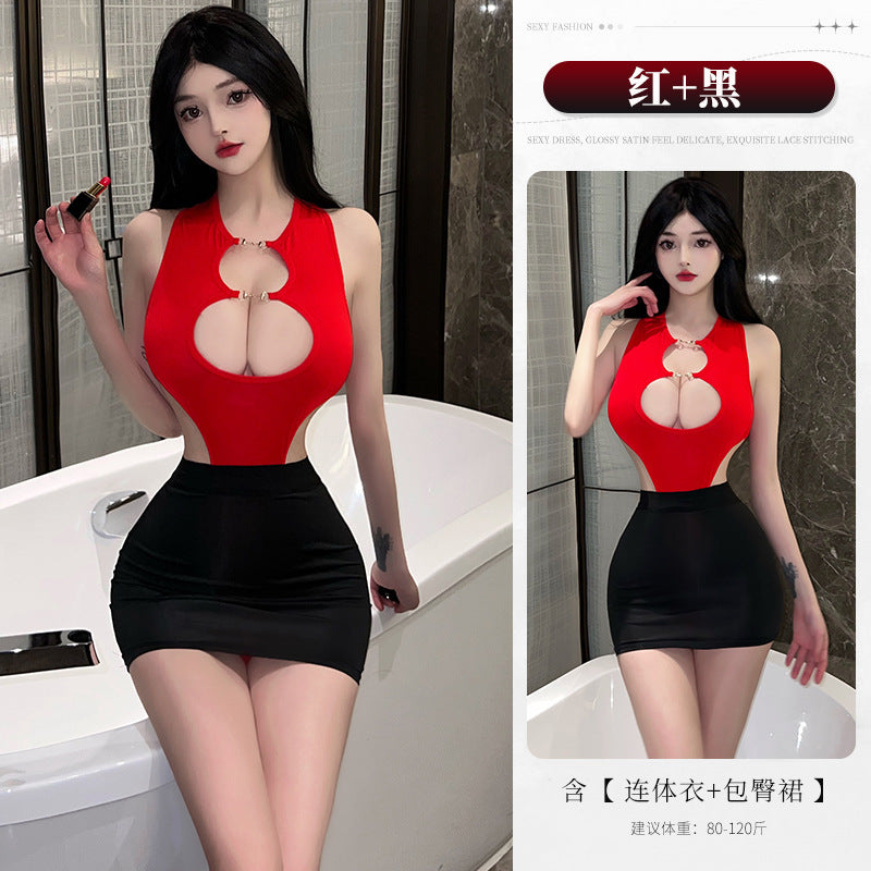 BT8305-性感內衣情趣內衣角色扮演免脫秘書制服包臀誘惑激情套裝女睡衣睡裙