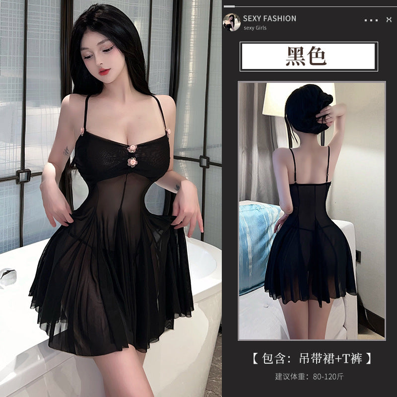 BS8507-性感內衣情趣內衣激情誘惑免脫吊帶睡衣純欲睡裙裝女睡衣