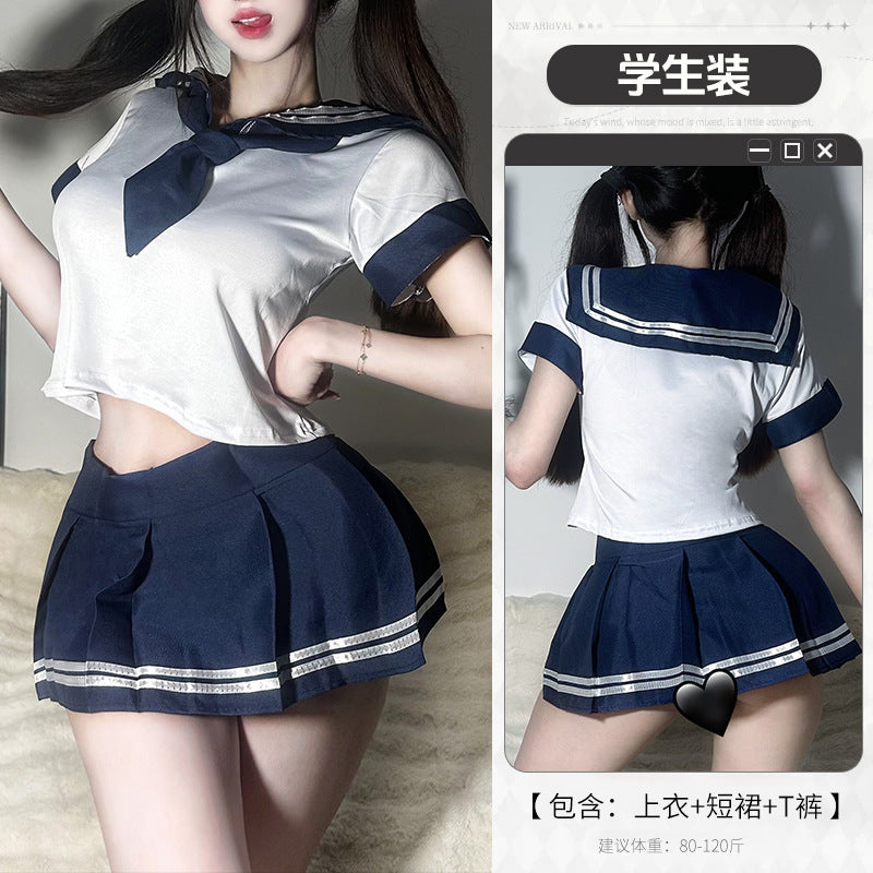 BT8335-性感內衣情趣內衣角色扮演JK月睡衣校園可愛誘惑床上制服女激情裝睡裙