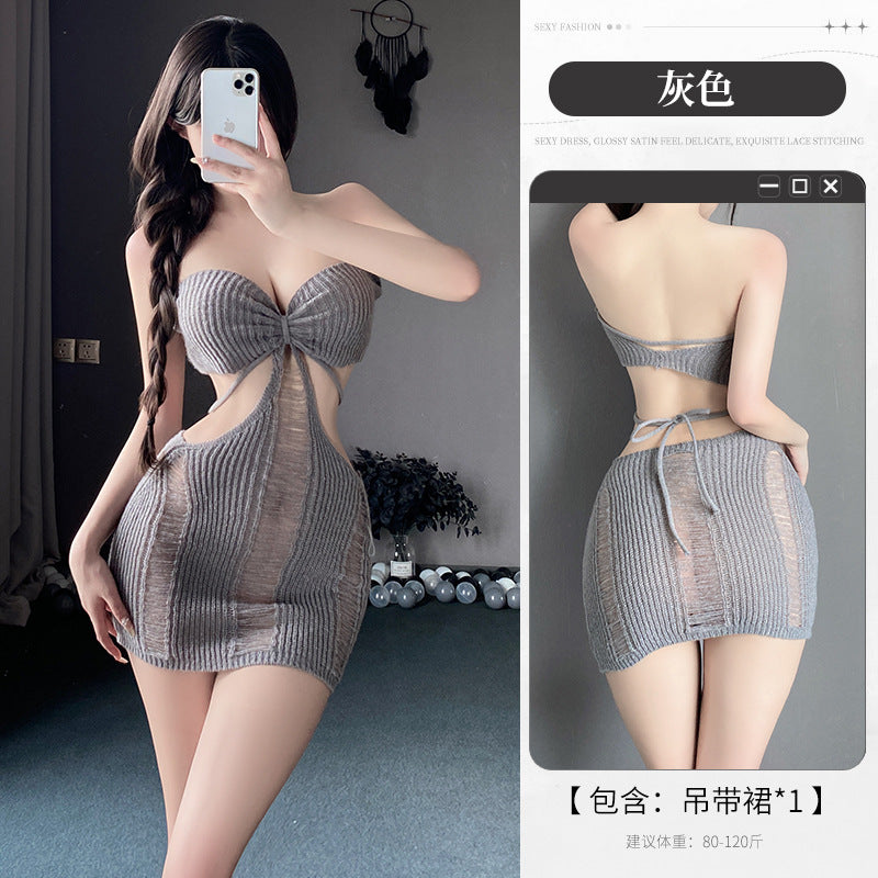 BS2937-性感內衣情趣內衣女性感睡衣激情套裝秋冬火服毛衣免脫誘惑女睡裙