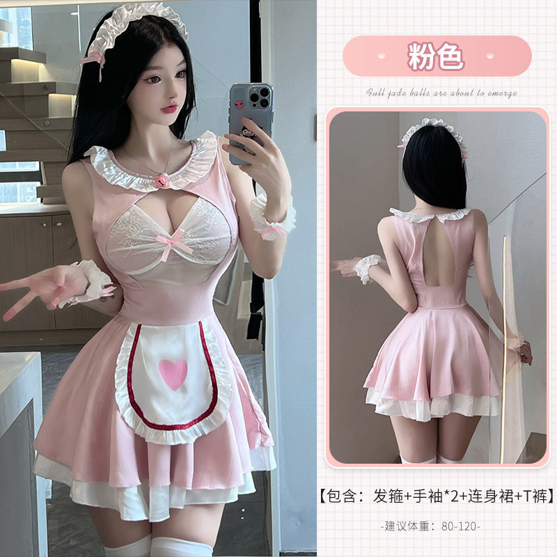BT2757-性感內衣角色扮演情趣內衣女性感女僕制服女傭套裝誘惑女睡衣女睡衣睡裙