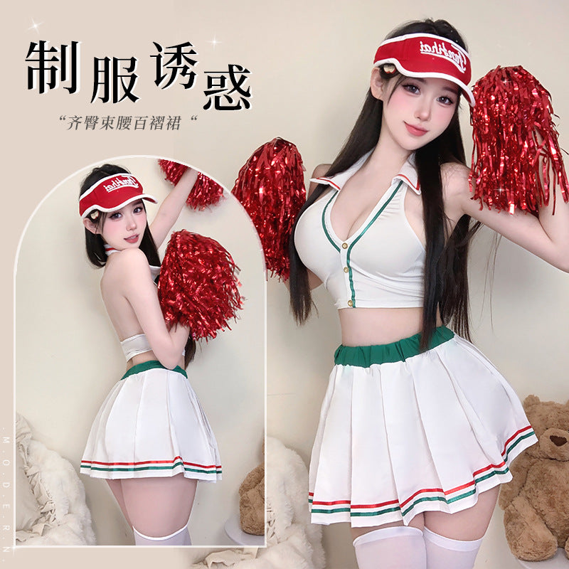 BT2790-性感情趣內衣純欲足球寶貝火辣誘惑啦啦隊制服免脫套裝女睡衣睡裙