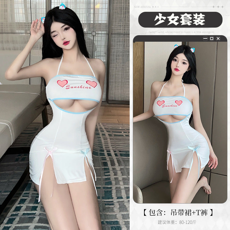 BS2737-性感內衣情趣內衣服免脫睡衣誘惑情侶可愛純欲風女吊帶裙女睡衣睡裙