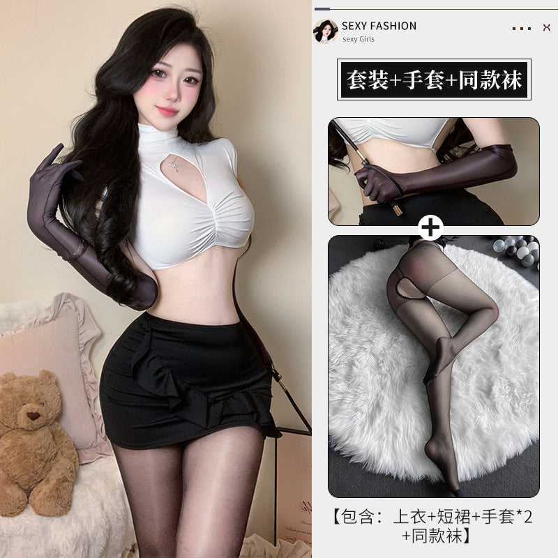 BT2167-性感風情秘書心機免脫秘書制服套裝情趣內衣職場OL誘惑女睡衣睡裙