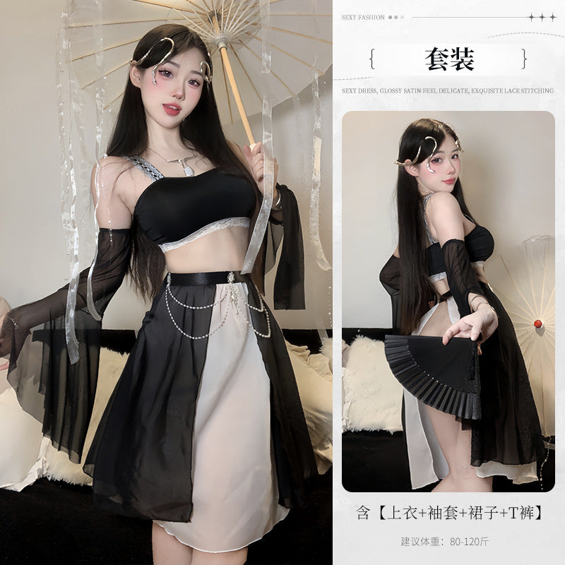 BT2923-性感古風漢服性感透視情趣內衣純欲激情睡裙制服套裝女睡衣睡裙