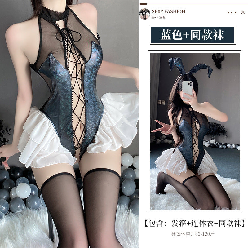 BT2104-性感內衣情趣內衣性感開襠免脫連體衣兔女郎角色扮演制服誘惑子套裝女睡衣睡裙