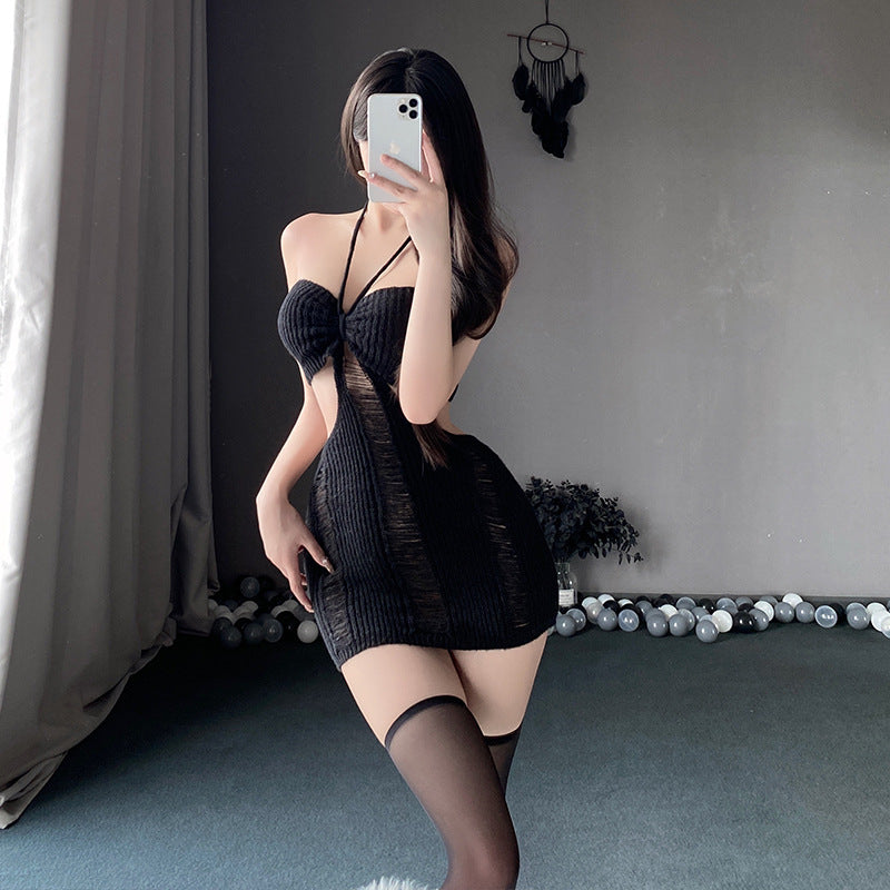 BS2937-性感內衣情趣內衣女性感睡衣激情套裝秋冬火服毛衣免脫誘惑女睡裙