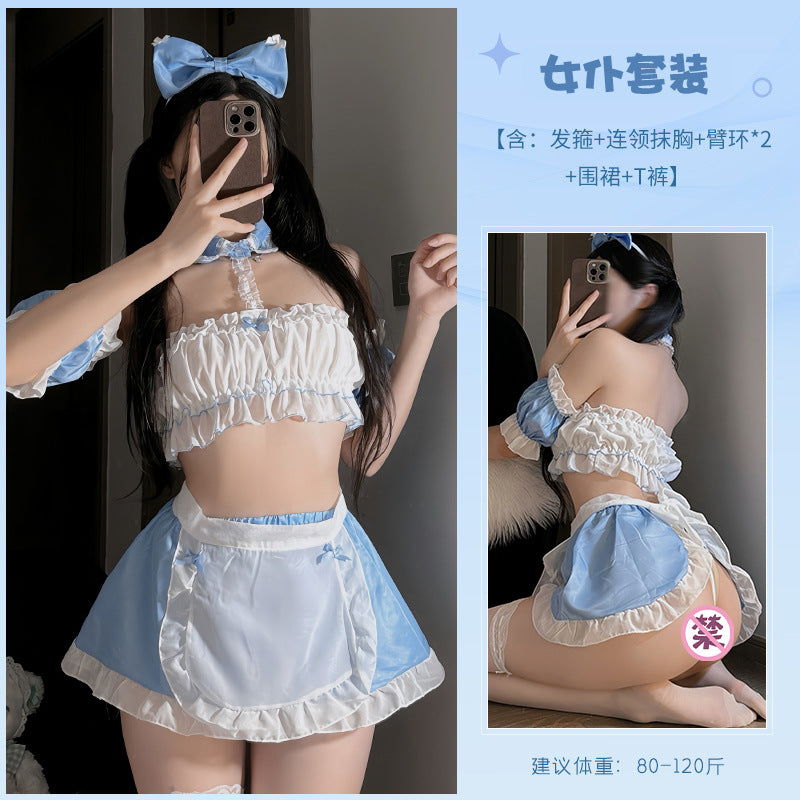 BT2105-性感內衣純欲女僕制服套裝情趣內衣性感免脫誘惑套裝角色扮演女睡衣睡裙