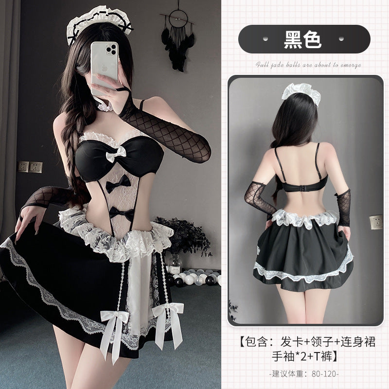 BT2770-性感內衣情趣內衣性感純欲角色扮演女僕制服蕾絲激情誘惑女睡衣套裝睡裙