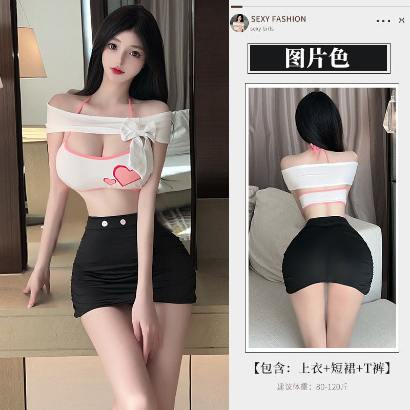BT2767-性感內衣情趣內衣免脫秘書角色扮演制服誘惑純欲激情火辣女睡衣裝女睡裙