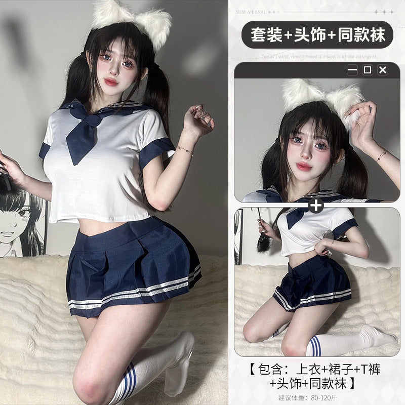 BT8335-性感內衣情趣內衣角色扮演JK月睡衣校園可愛誘惑床上制服女激情裝睡裙