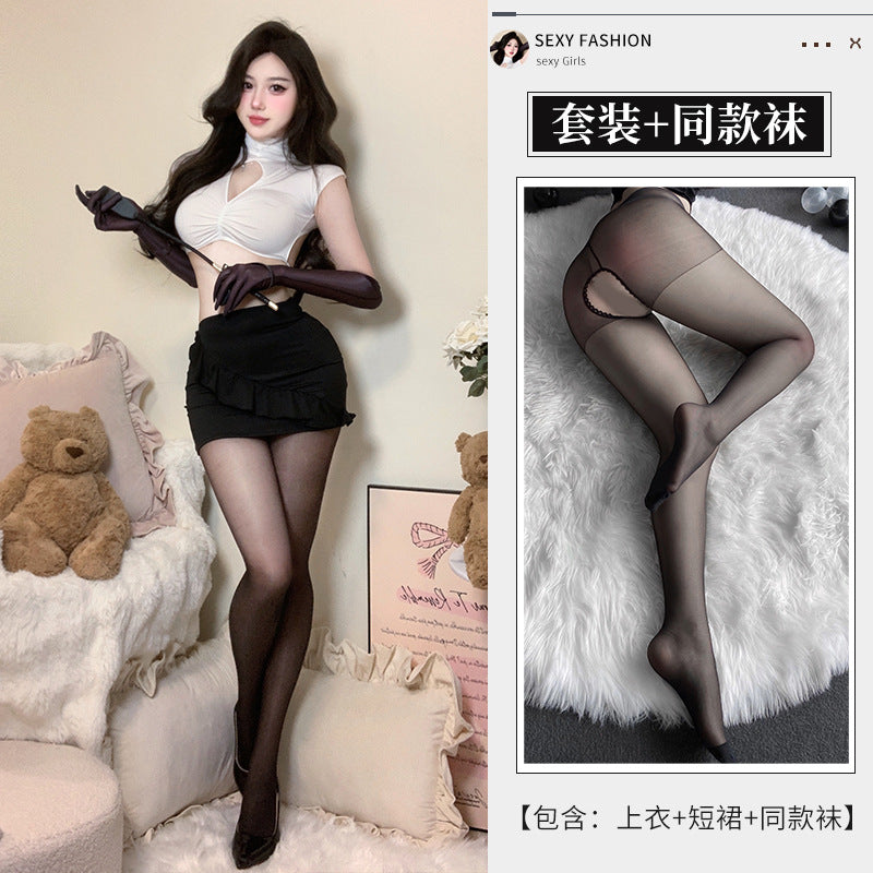 BT2167-性感風情秘書心機免脫秘書制服套裝情趣內衣職場OL誘惑女睡衣睡裙