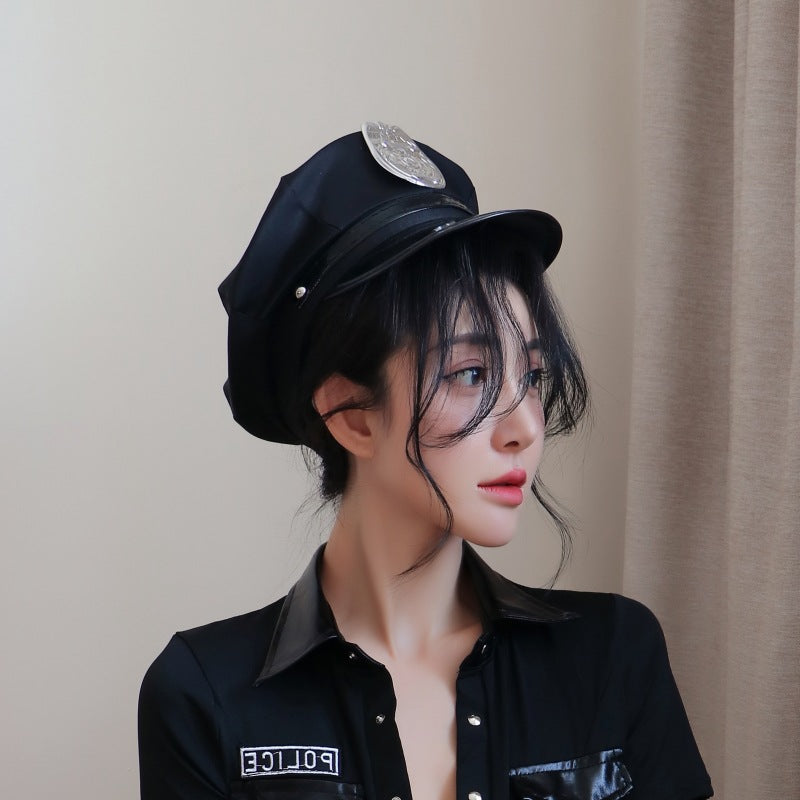 【A-2507】性感情趣內衣女制服誘惑禦姐cos女警網紗性感連體衣女睡衣睡裙角色扮演