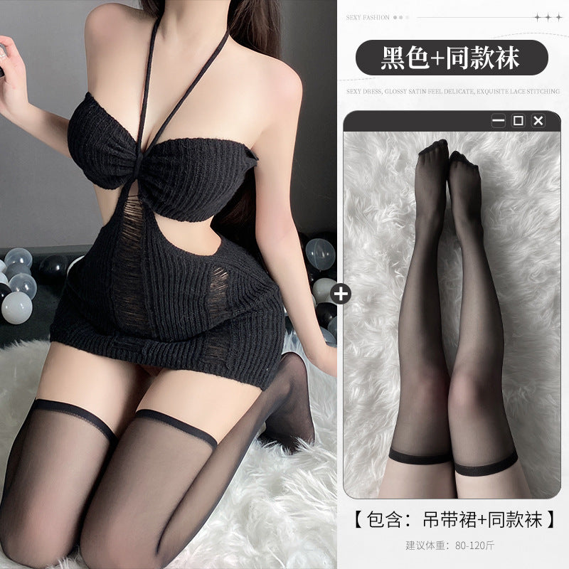 BS2937-性感內衣情趣內衣女性感睡衣激情套裝秋冬火服毛衣免脫誘惑女睡裙