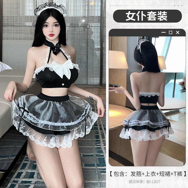 BT2823-性感內衣情趣內衣角色扮演女僕裝純欲誘惑床上制服激情免脫女睡衣套裝女睡裙
