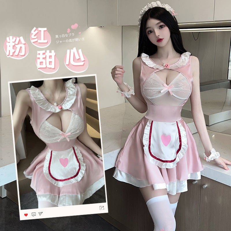 BT2757-性感內衣角色扮演情趣內衣女性感女僕制服女傭套裝誘惑女睡衣女睡衣睡裙