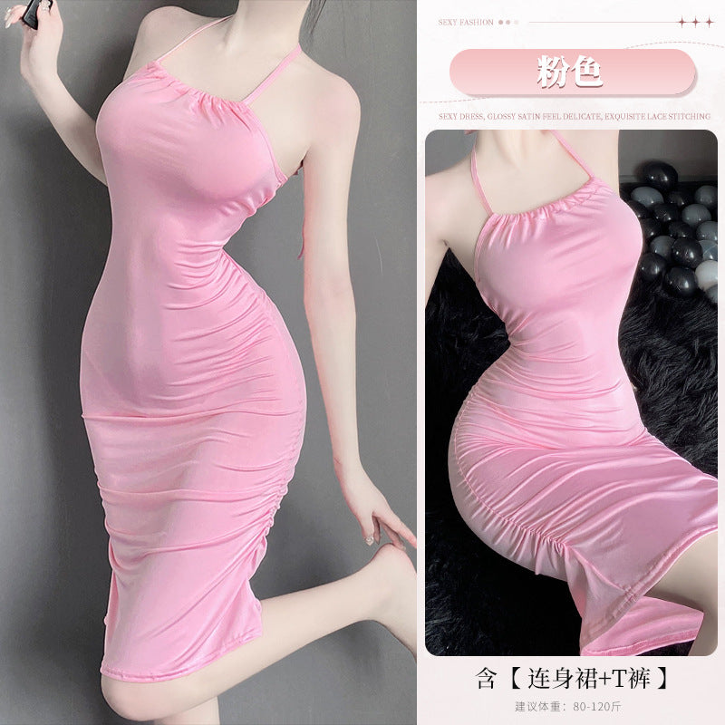 BS8607-性感內衣情趣內衣性感修身包臀免脫激情透視連衣裙女睡衣睡裙