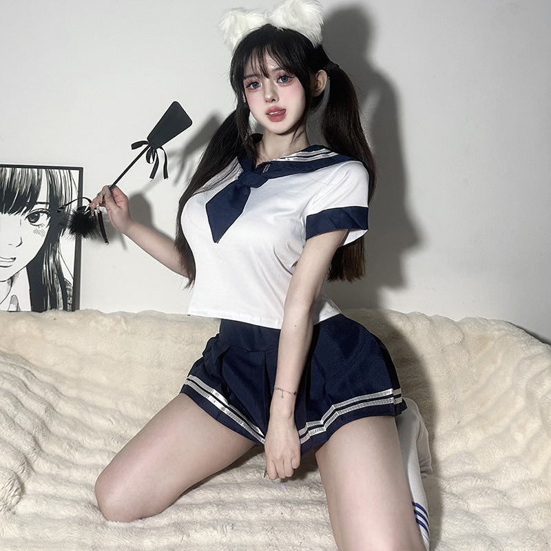 BT8335-性感內衣情趣內衣角色扮演JK月睡衣校園可愛誘惑床上制服女激情裝睡裙