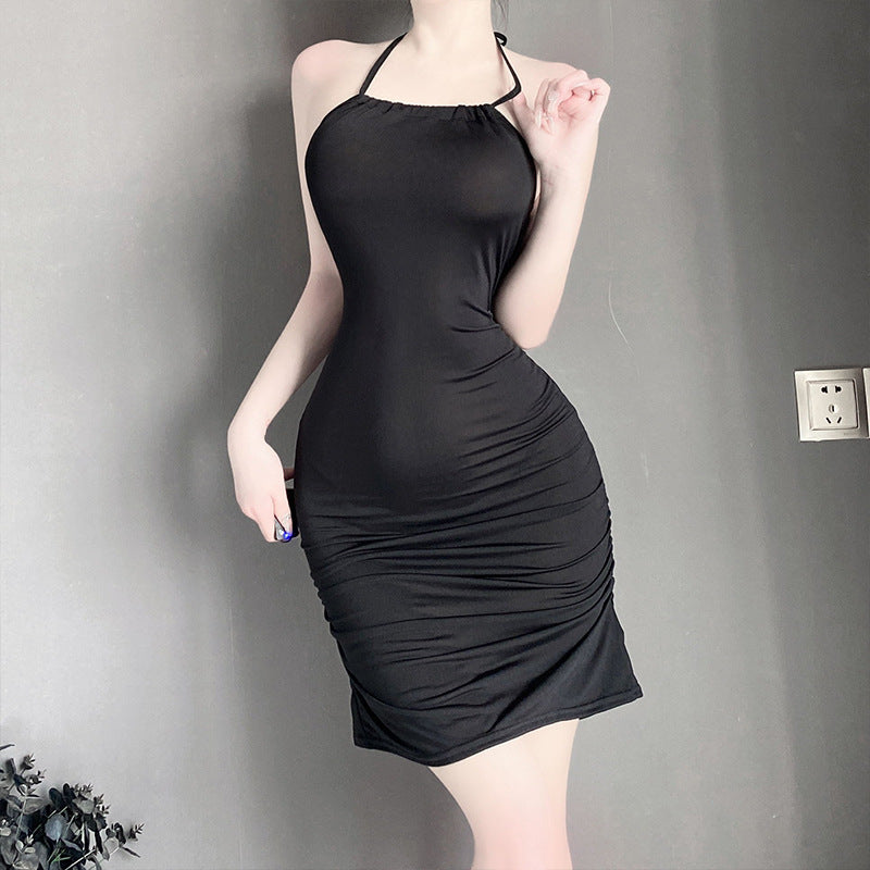 BS8607-性感內衣情趣內衣性感修身包臀免脫激情透視連衣裙女睡衣睡裙