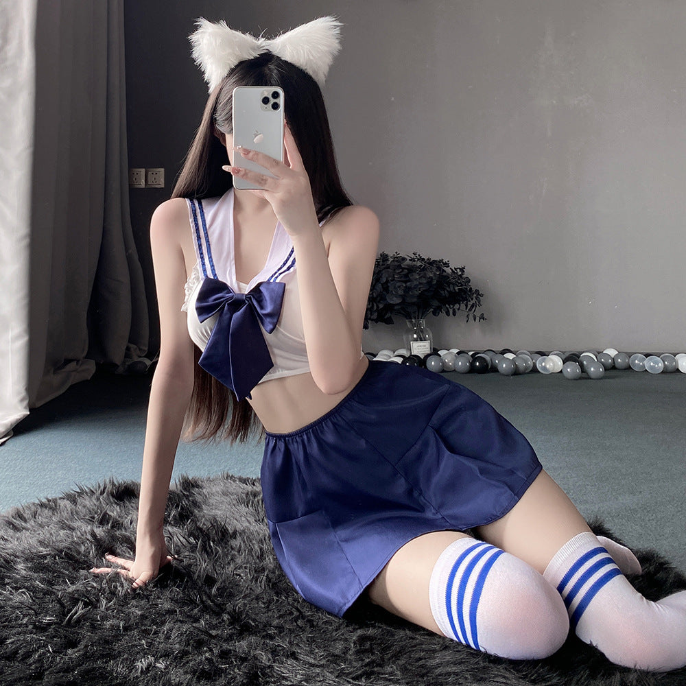 BT2903-性感內衣純欲校園情趣內衣性感戰袍誘惑約會女睡衣角色扮演套裝睡裙