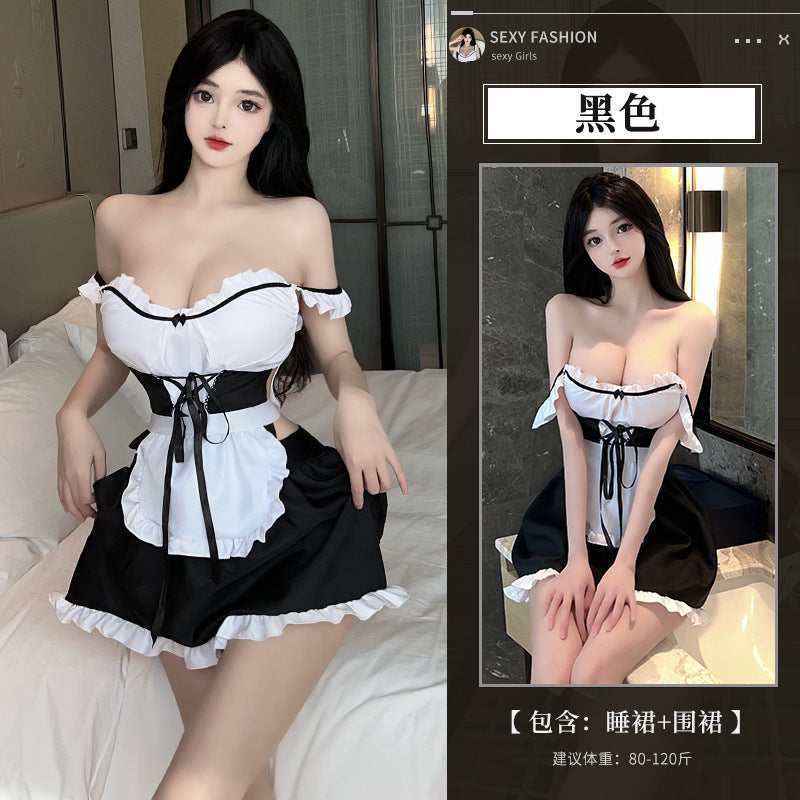 BT1671-性感內衣情趣內衣角色扮演免脫女僕女傭制服激情裝誘惑女睡衣女睡裙