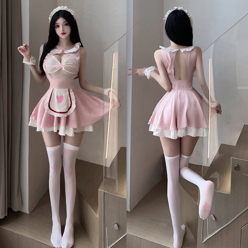 BT2757-性感內衣角色扮演情趣內衣女性感女僕制服女傭套裝誘惑女睡衣女睡衣睡裙