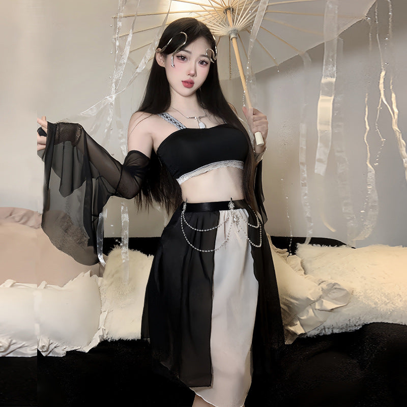 BT2923-性感古風漢服性感透視情趣內衣純欲激情睡裙制服套裝女睡衣睡裙