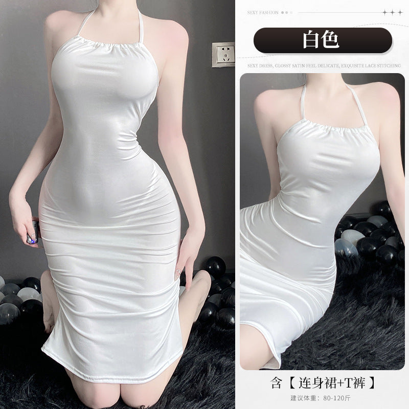 BS8607-性感內衣情趣內衣性感修身包臀免脫激情透視連衣裙女睡衣睡裙