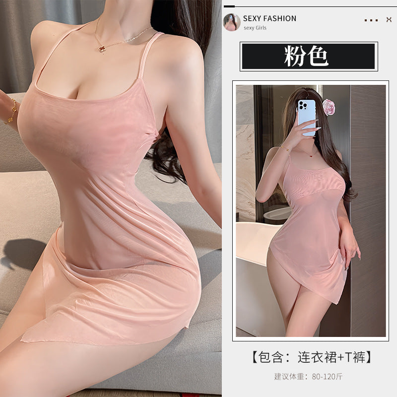BS8321-性感內衣情趣內衣女女睡裙火辣透視激情風免脫純欲女睡衣