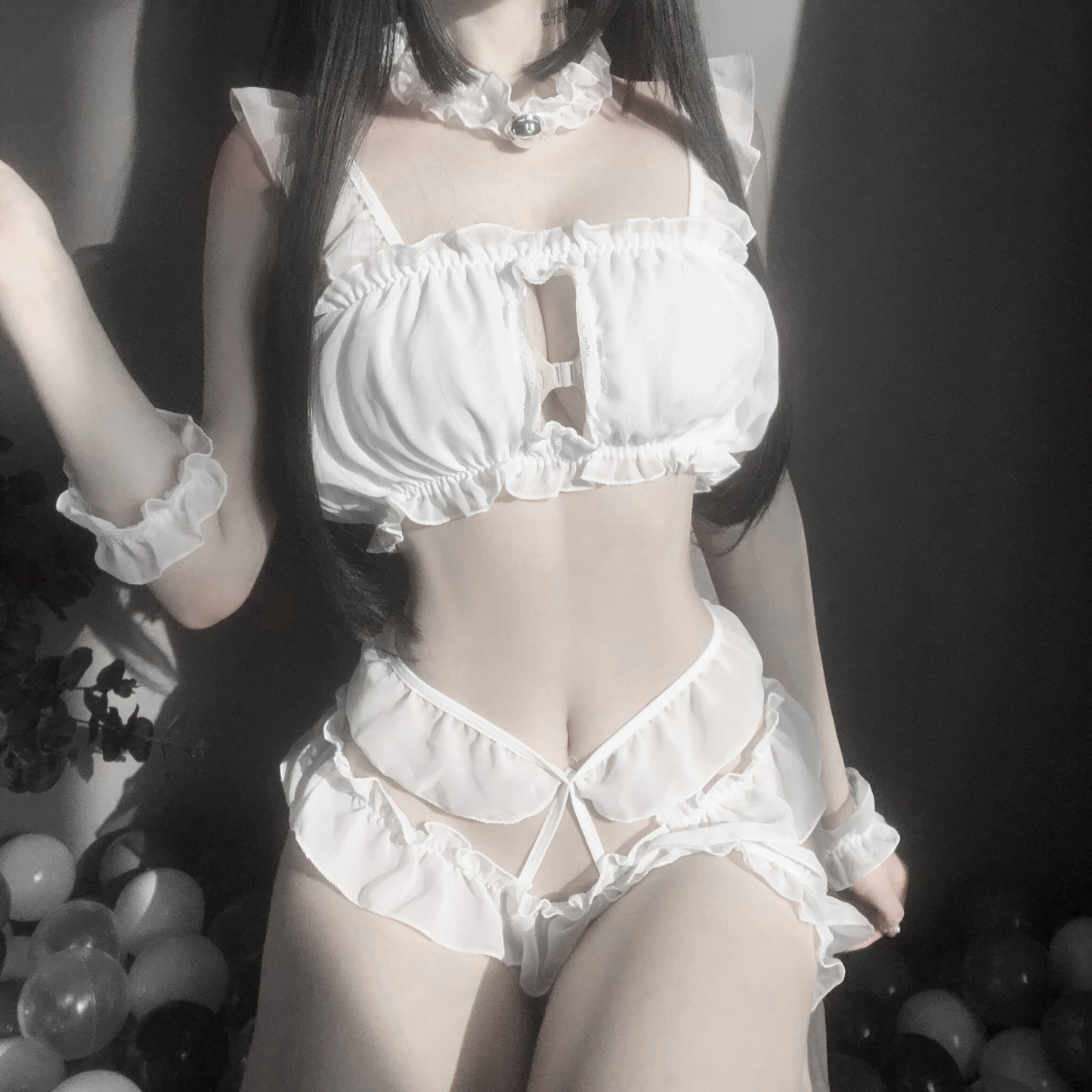 BT2226-性感女式三點情趣內衣公主猫咪裝愛心猫女郎套裝可愛制服