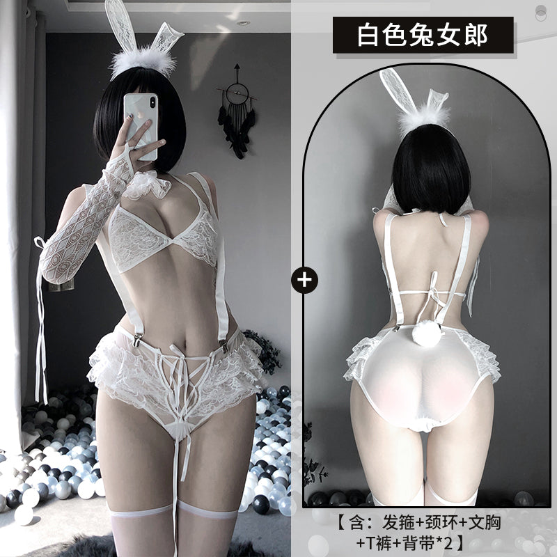 BT2434-兔女郎情趣制服誘惑性感內衣服激情套裝透視免脫
