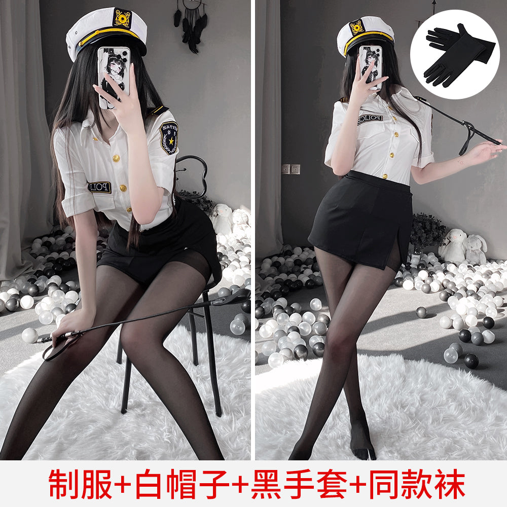 BT1018-性感情趣內衣制服誘惑純欲服裝女警套裝調情火辣床上激情