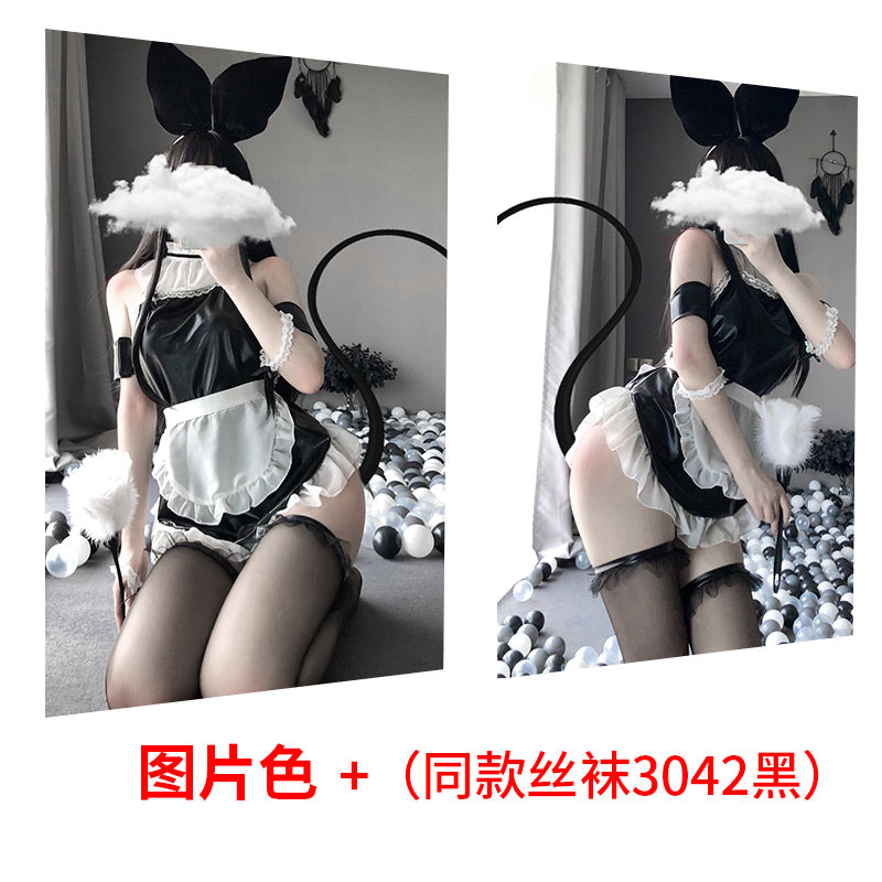 BT8104-情趣內衣性感可愛蕾絲俏皮兔女郎制服誘惑代發